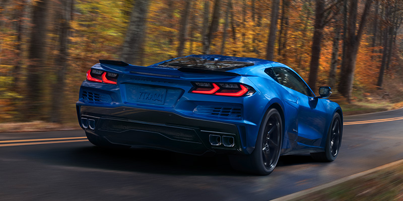 blue corvette e-ray