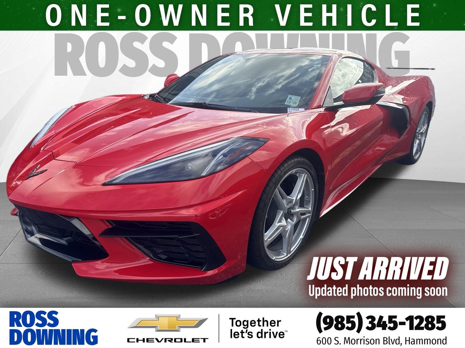 2022 Chevrolet Corvette Stingray 1LT