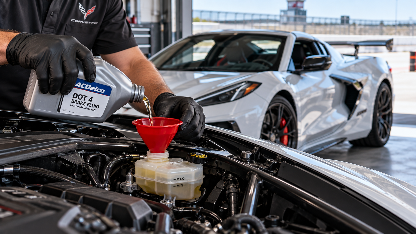 Corvette Specific Service for Track Day Fluid Flushing